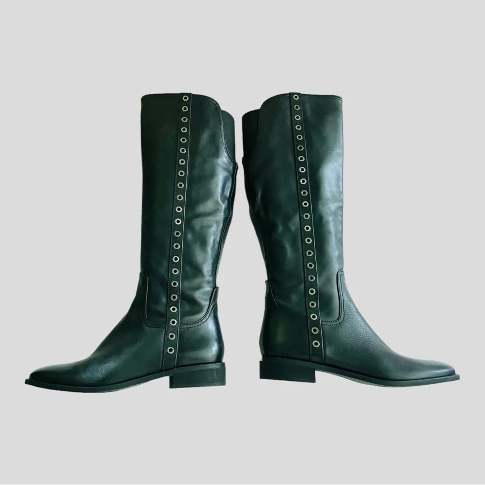 New! MICHAEL KORS DORA BLACK BOOTS SIZE 10